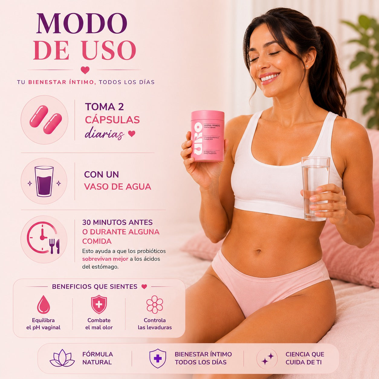 Uro Vaginal Probiotico