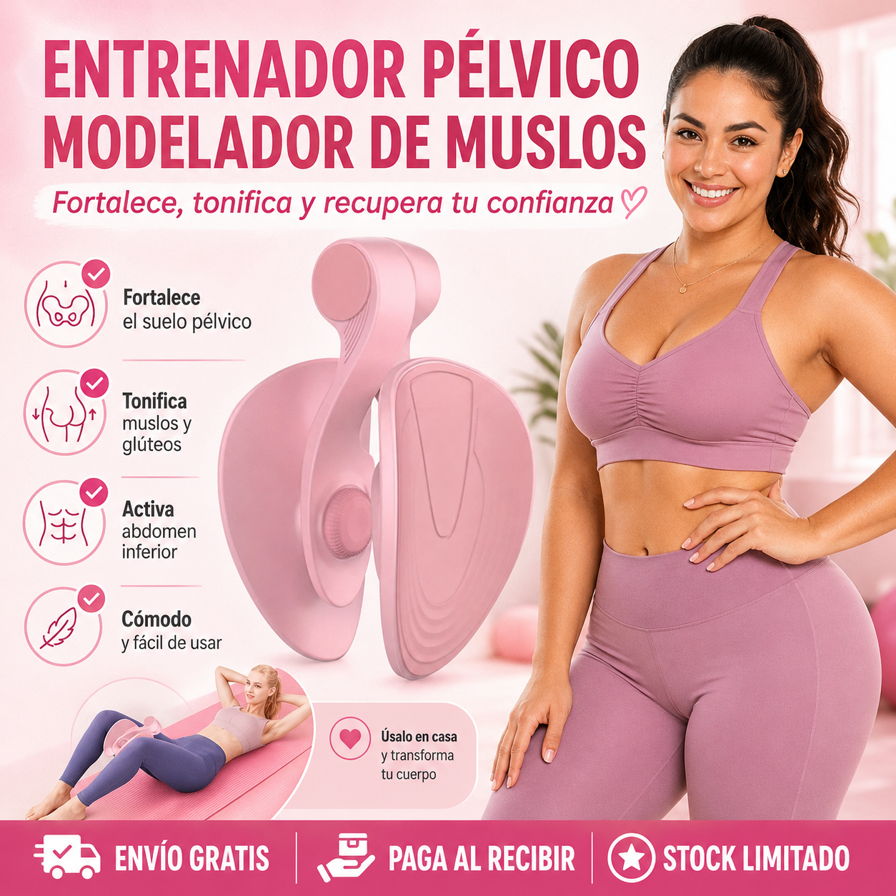 Entrenador Pelvico Moldeador Muslos