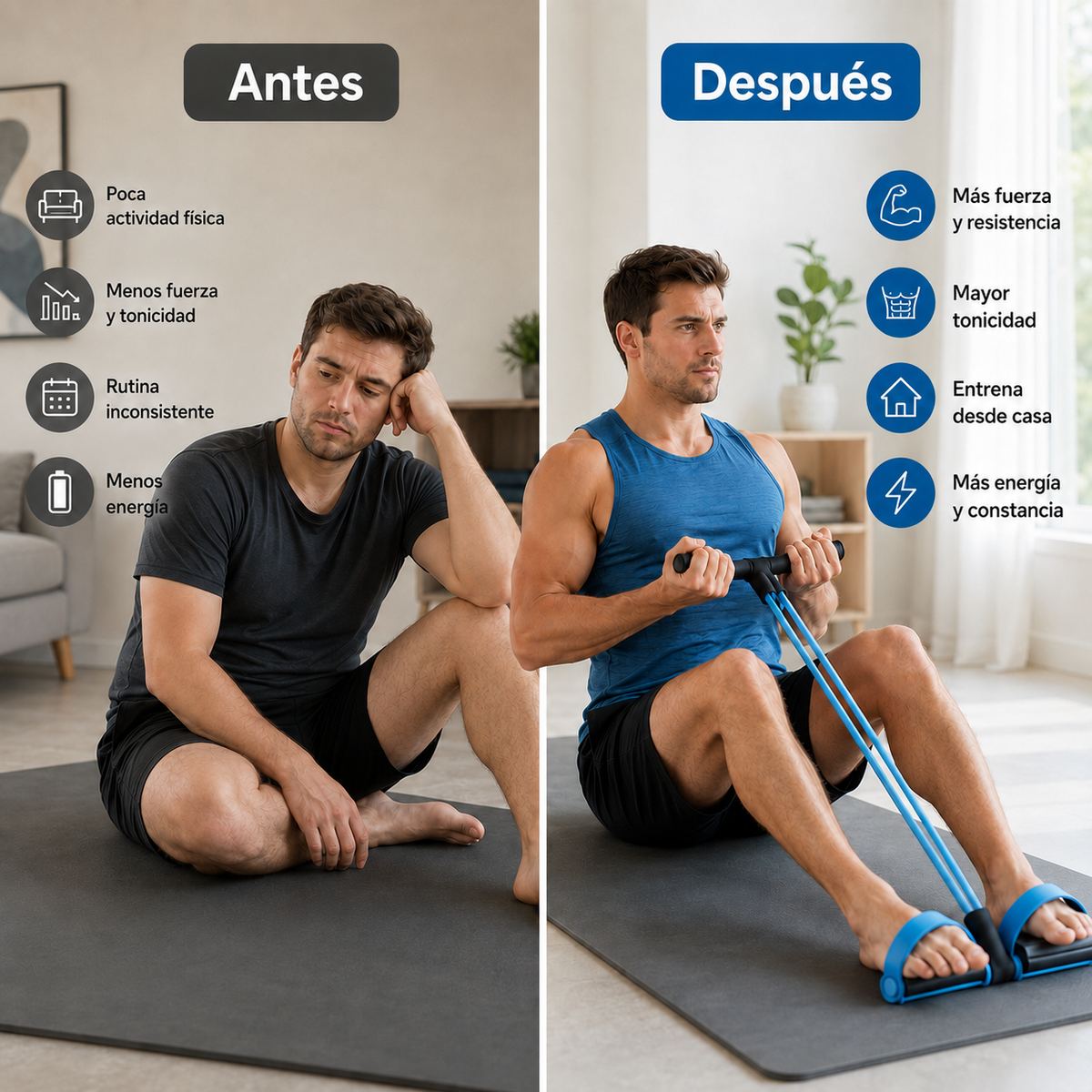 Bandas Elasticas Resistencia Con Pedal
