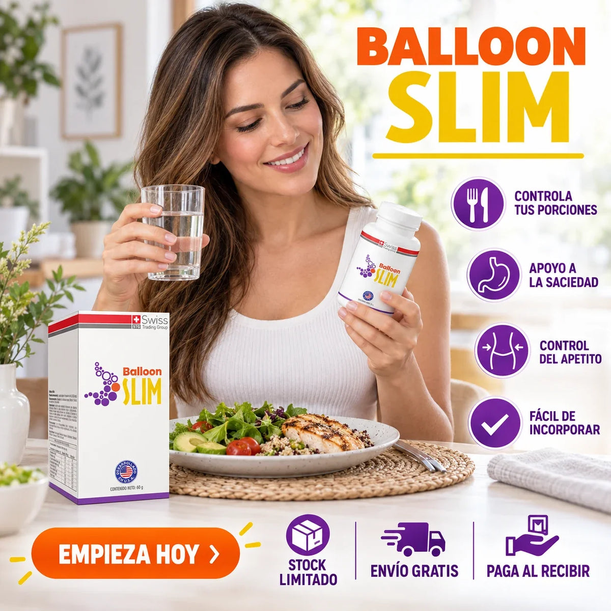 Balloon Slim - apoyo para saciedad y control del apetito