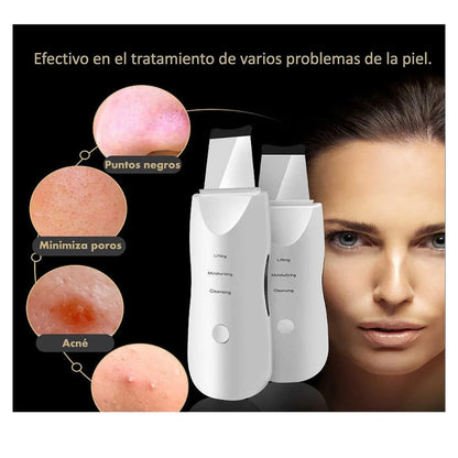 Paleta Ultrasónica Limpiador Facial