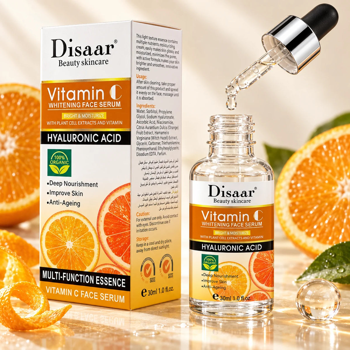 Sérum Disaar Vitamina C con ácido hialurónico, 05