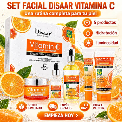 Beneficios de hidratación y luminosidad del set Disaar