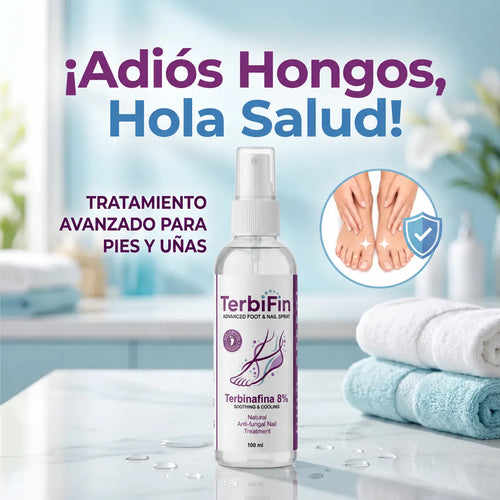 TerbiFin Spray 8% Anti-Hongos Pies Uñas