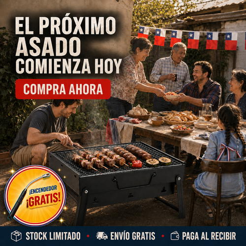 Parrilla para Asado Plegable